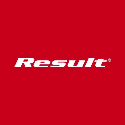 result brand logo