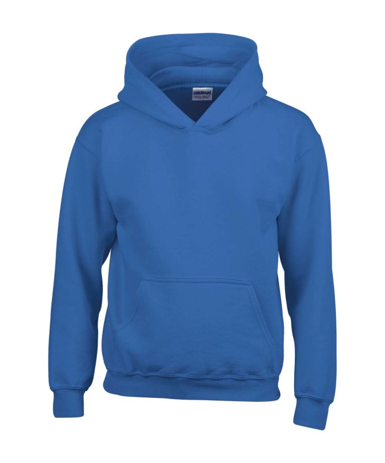 gildan gd57b kids heavy blend hoodie royal blue