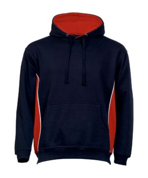 orn 1295 silverswift two tone hoodie navy red