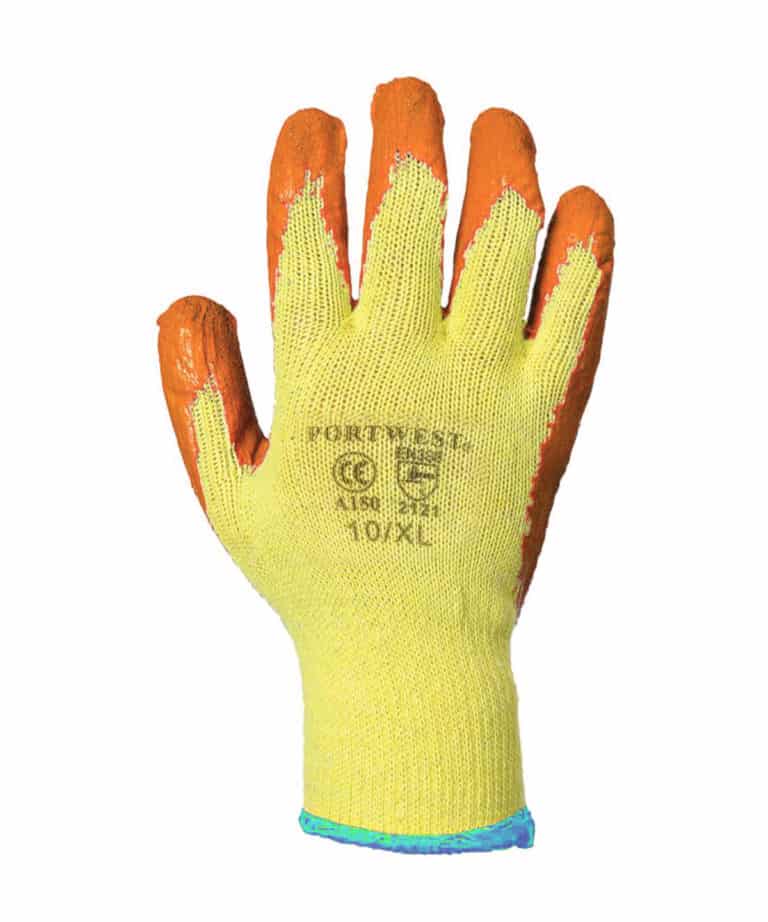 portwest pw072 fortis grip gloves orange