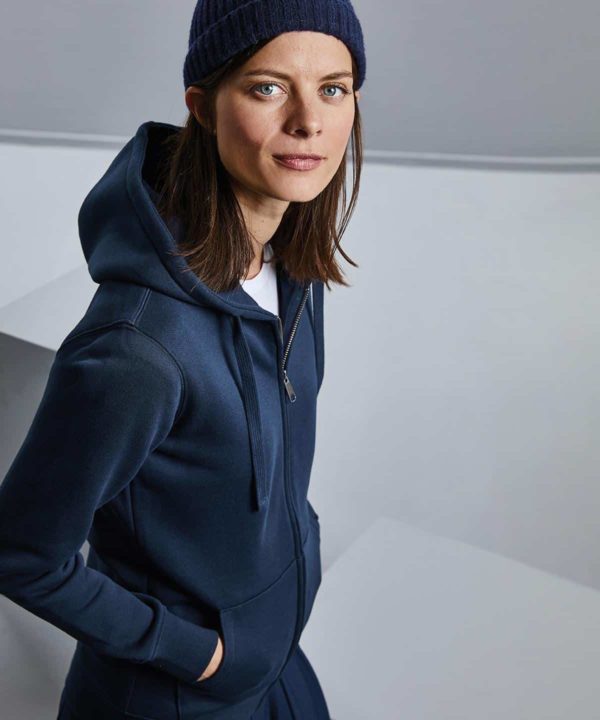 russell 266f ladies authentic zip hoodie lifestyle (4)