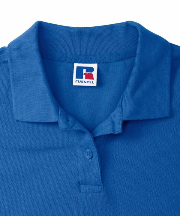 russell 577f ladies ultimate cotton pique polo lifestyle (2)