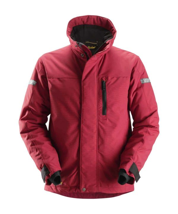 snickers 1100 37.5 insulated jacket chili red black