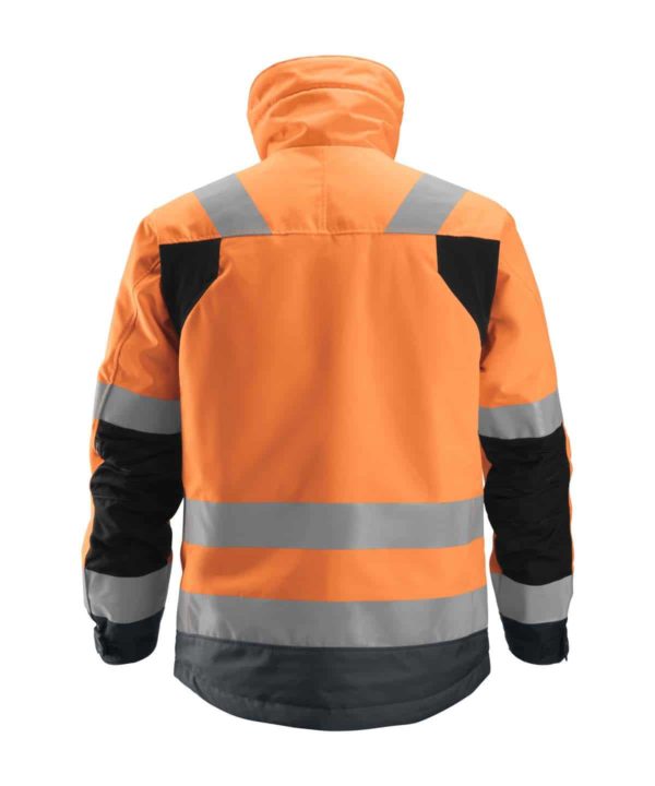 snickers 1130 hi vis 37.5 insulated jacket class 3 lifestyle (1)