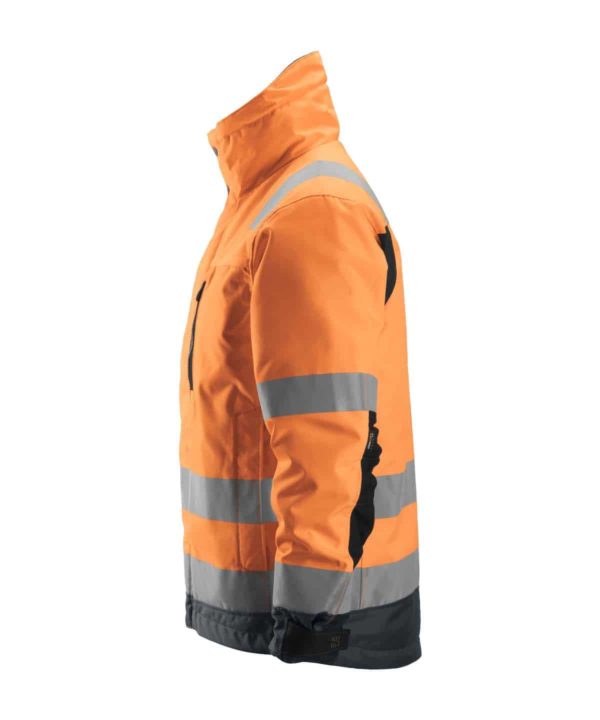 snickers 1130 hi vis 37.5 insulated jacket class 3 lifestyle (2)