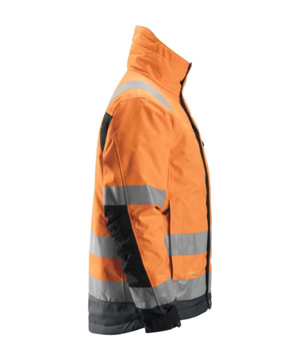 snickers 1130 hi vis 37.5 insulated jacket class 3 lifestyle (3)