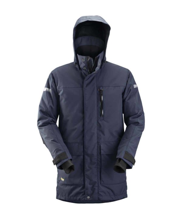 snickers 1800 waterproof 37.5 insulated parka navy black