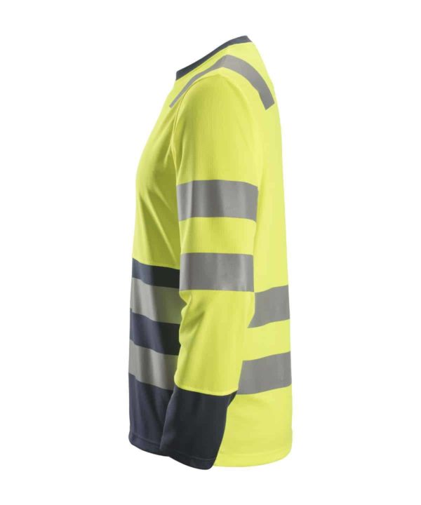 snickers 2433 hi vis long sleeve t shirt class 2 lifestyle (6)