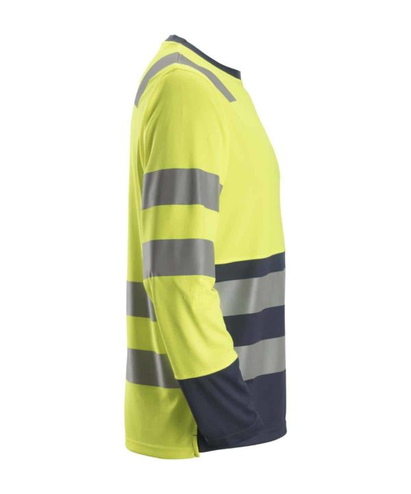 snickers 2433 hi vis long sleeve t shirt class 2 lifestyle (7)