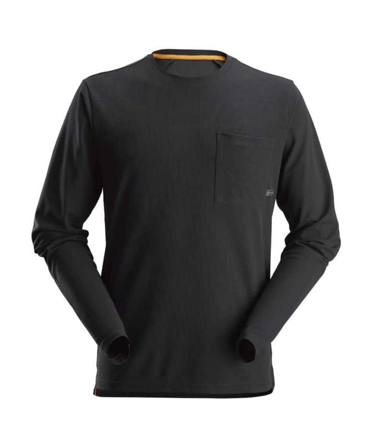 snickers 2498 37.5 long sleeve t shirt black