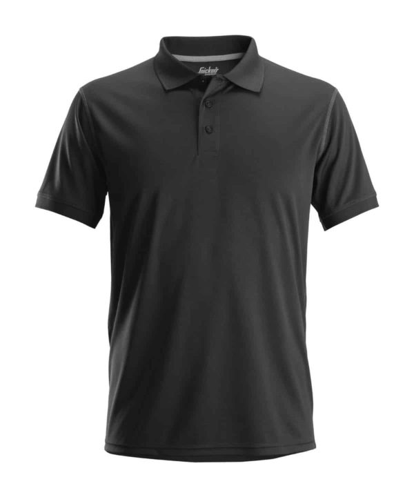 snickers 2721 polyester polo black