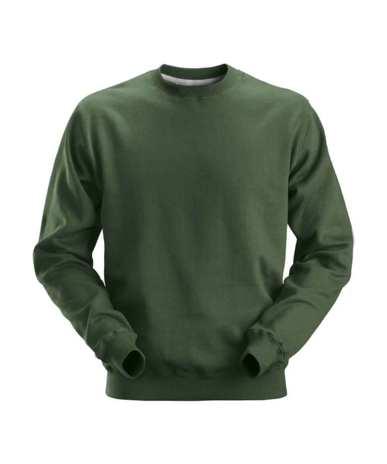 snickers 2810 classic sweatshirt forest green