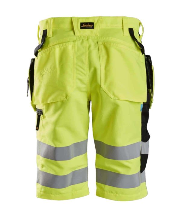 snickers 6131 hi vis shorts holster pockets class 1 lifestyle (3)