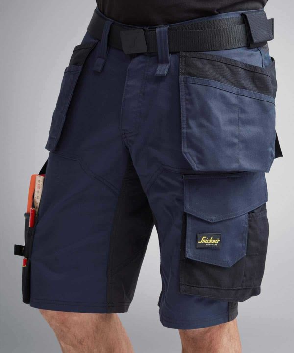 snickers 6151 stretch loose fit work shorts holster pockets lifestyle (1)