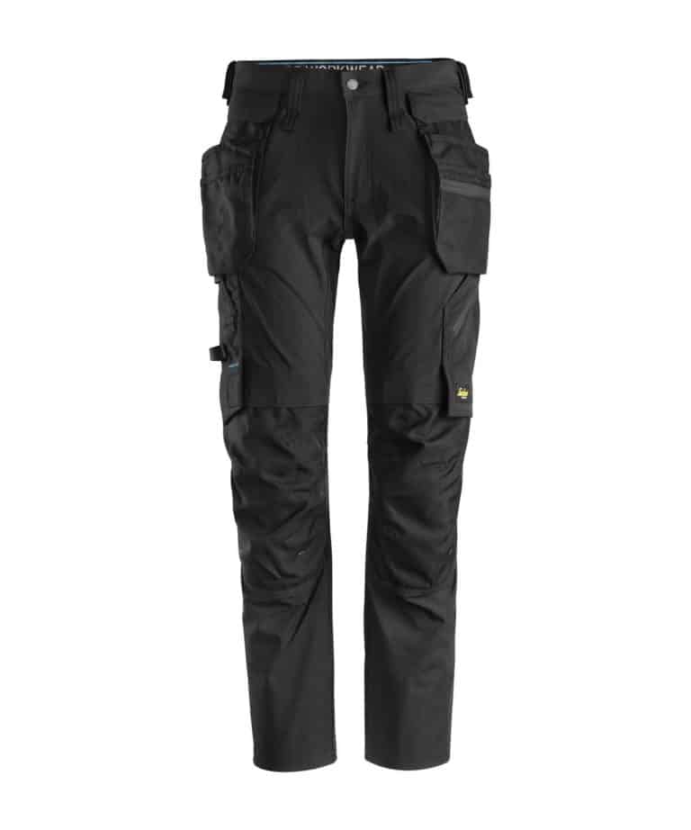 snickers 6208 stretch trousers detachable holster pockets black