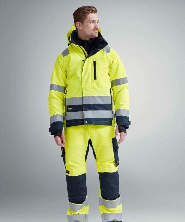 snickers 6331 hi vis work trousers class 2 lifestyle (1)