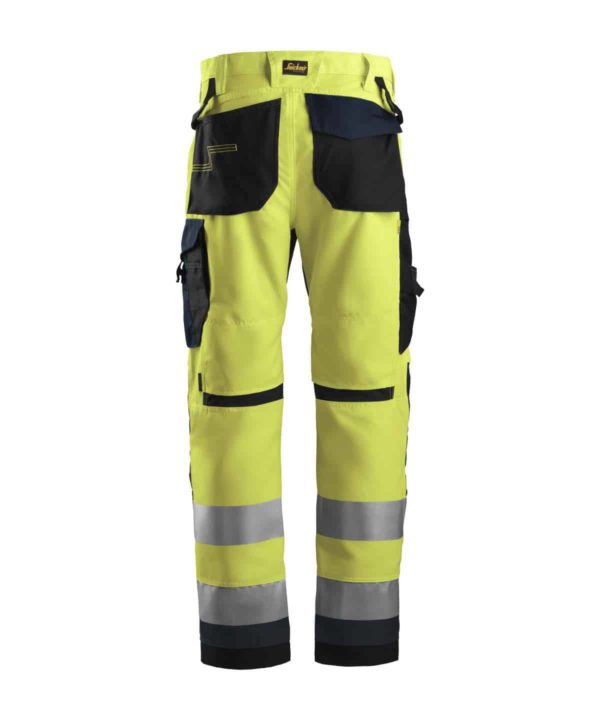 snickers 6331 hi vis work trousers class 2 lifestyle (3)