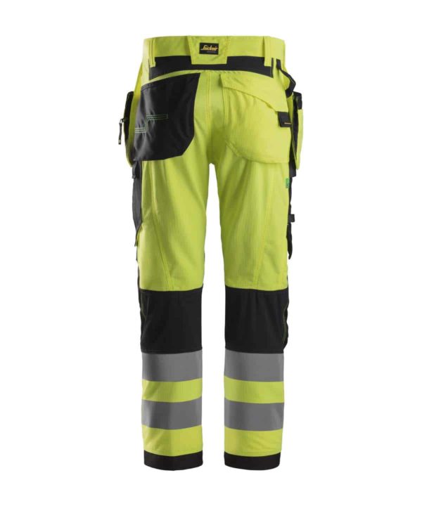 snickers 6932 hi vis holster pockets work trousers class 2 lifestyle (1)