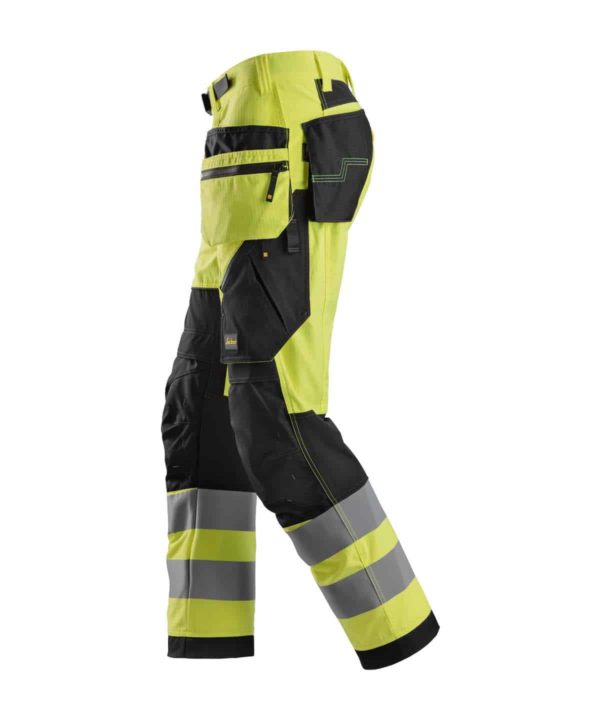 snickers 6932 hi vis holster pockets work trousers class 2 lifestyle (2)