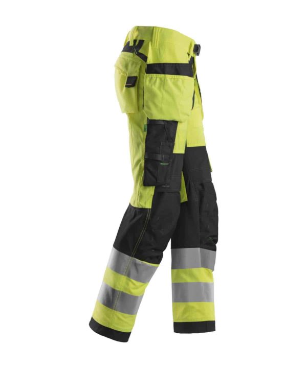 snickers 6932 hi vis holster pockets work trousers class 2 lifestyle (3)