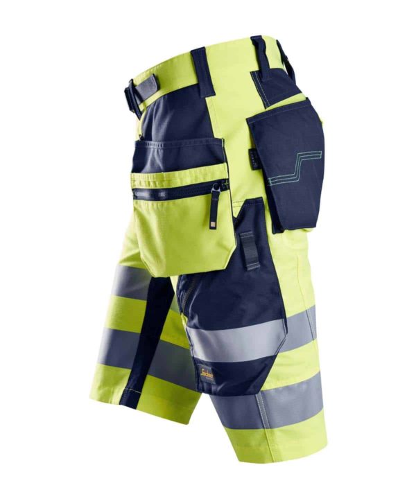 snickers 6933 hi vis shorts holster pockets class 1 lifestyle (2)