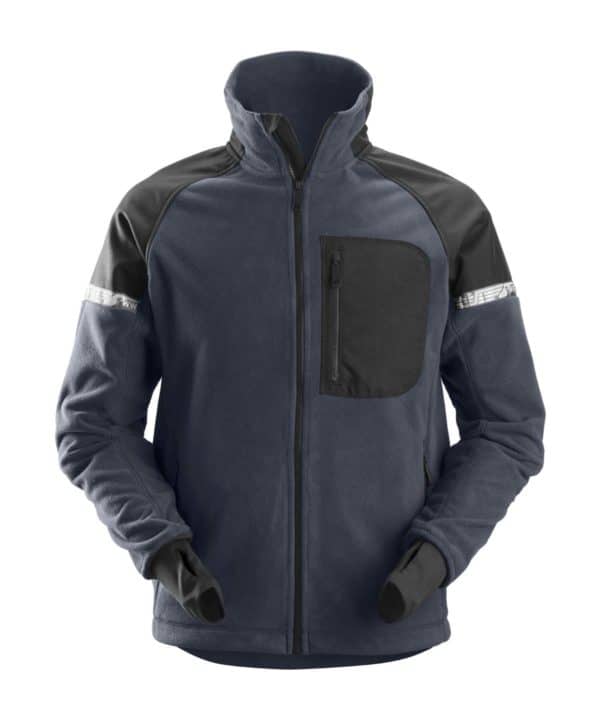 snickers 8005 windproof fleece jacket navy black
