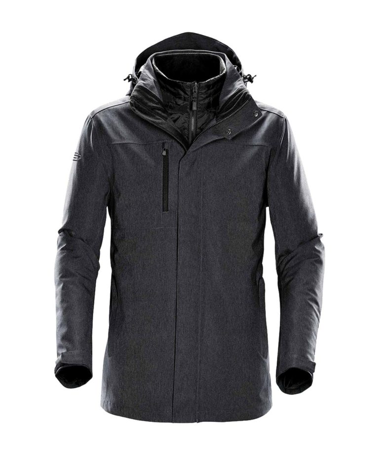 stormtech ssj2 avalanche system 3 in 1 jacket charcoal twill