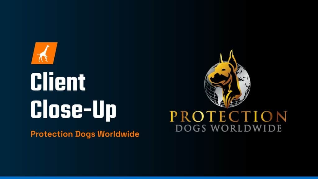 protection dogs worldwide client close up